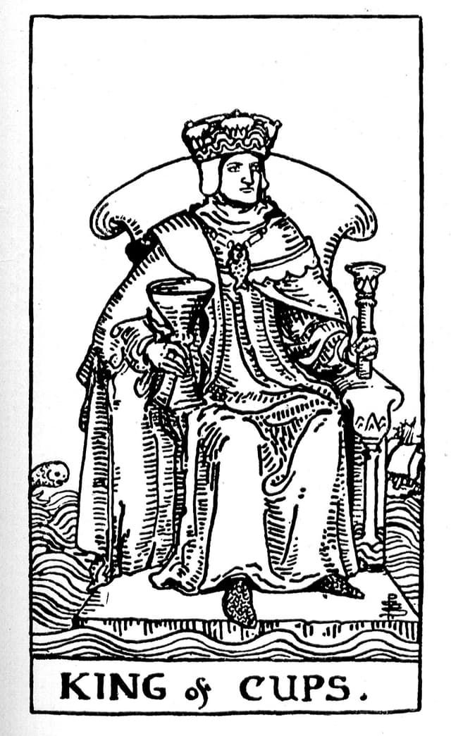 Rider Waite Deck - King of Cups