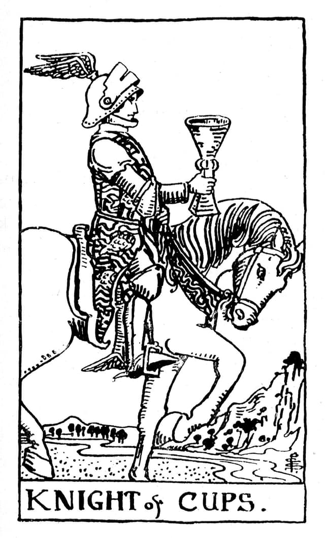 Rider Waite Deck - Knight of Cups