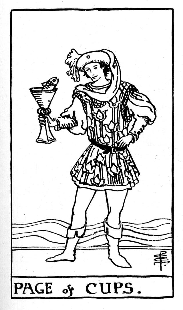 Rider Waite Deck - Page of Cups