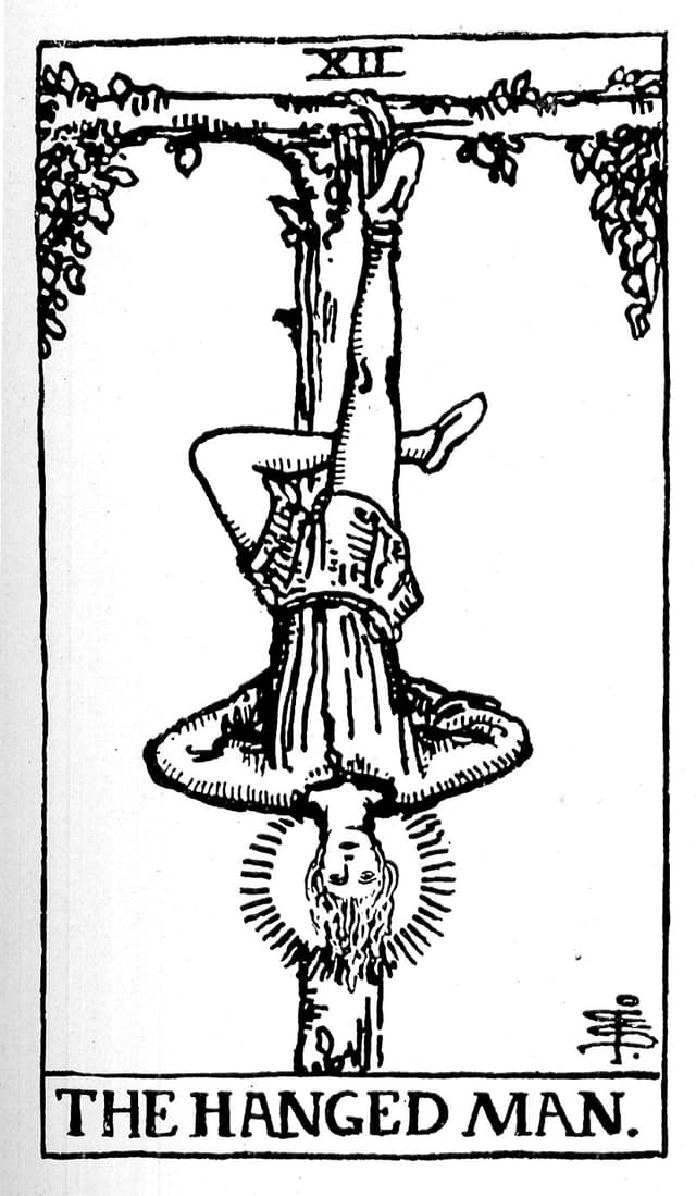 Rider Waite Deck - The Hanged Man