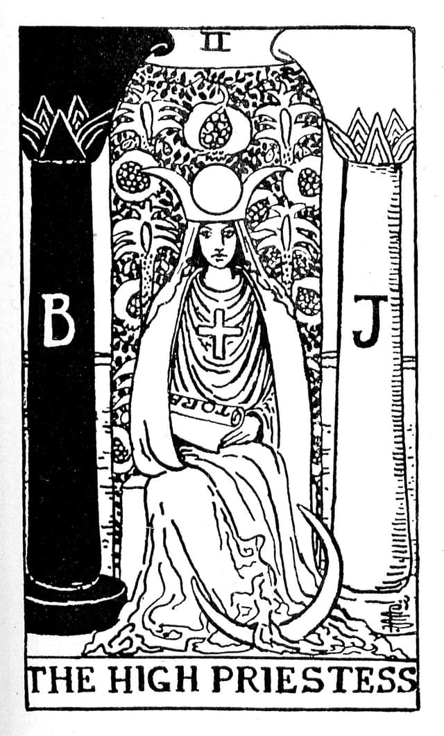 Rider Waite Deck - The High Priestess