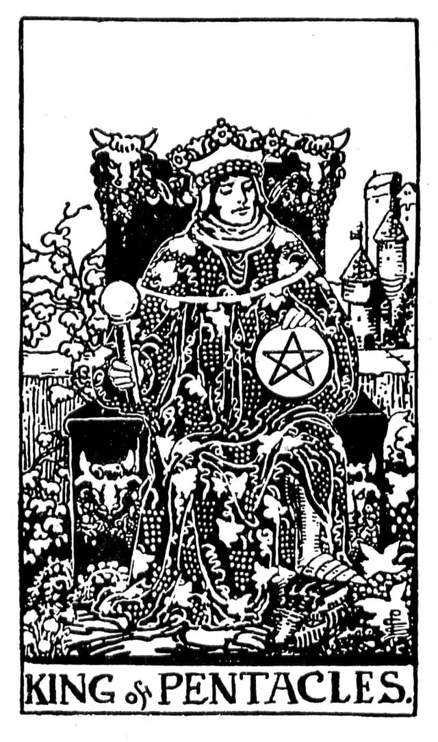 Rider Waite Deck - King of Pentacles