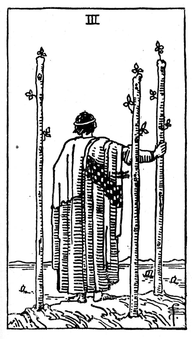 Rider Waite Deck - Three of Wands