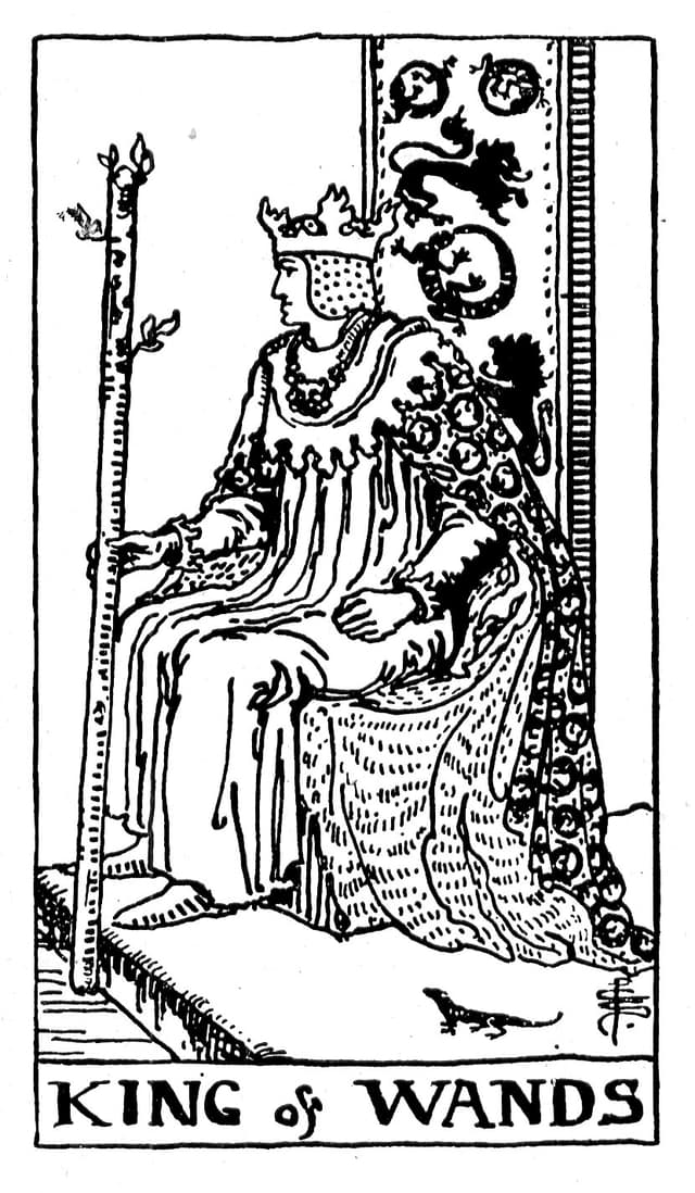 Rider Waite Deck - King of Wands